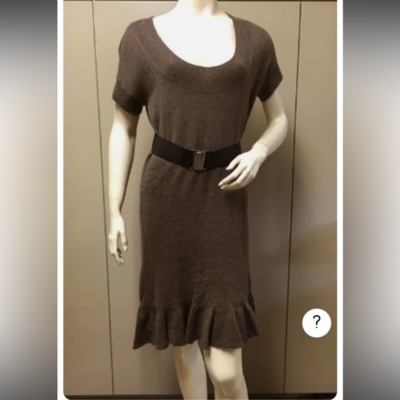 NWT! OVERSIZED RUFFLE WOOL SWEATER
DRESS - Picture 13 of 13